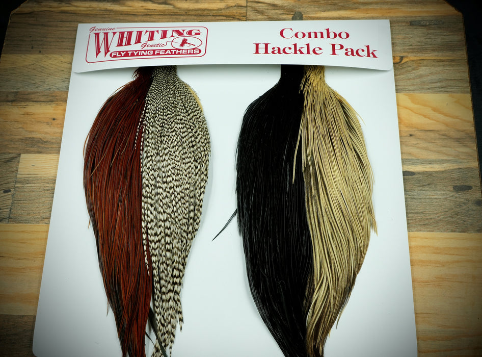 Whiting Farms Introductory Hackle Pack - Four 1/2 Capes