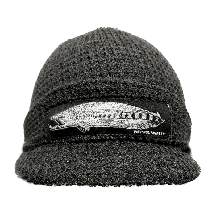 Rep Your Water Big Salmo Streamer Brimmed Knit Hat