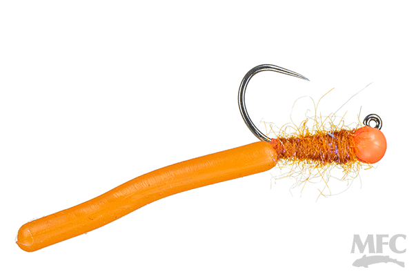 Jig Wonky Worm - Orange