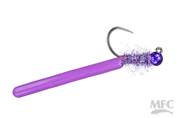 Jig Wonky Worm - Purple