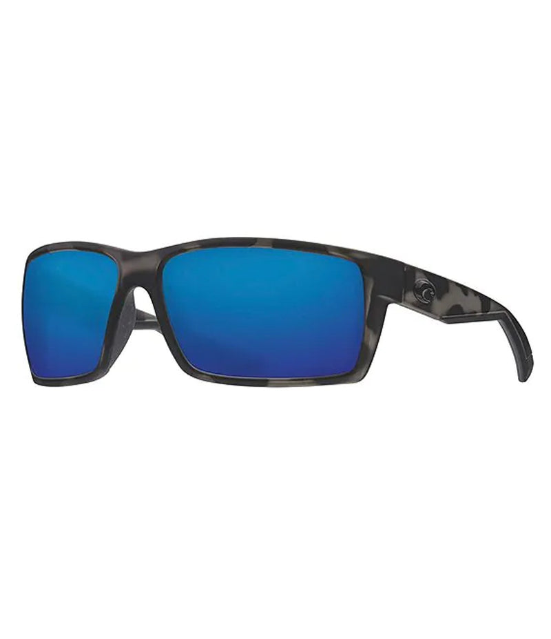 Costa Reefton Ocearch Sunglasses - Matte Tiger Shark w/ Blue Mirror 580G Lens
