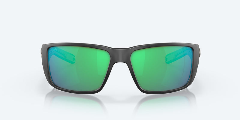Costa Blackfin Pro Sunglasses - Matte Black w/ Green Mirror 580G Lens