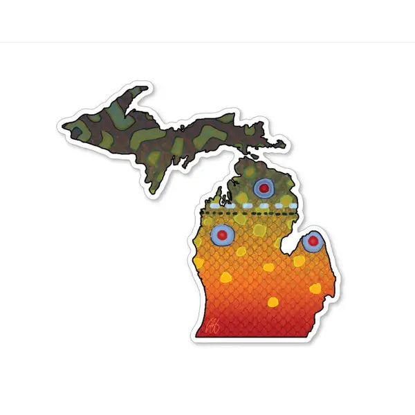 Casey Underwood Michigan Trout Stickers