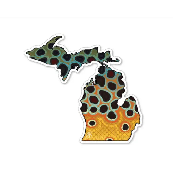 Casey Underwood Michigan Trout Stickers