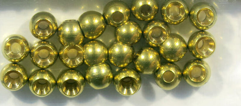 Hareline Cyclops Brass Beads