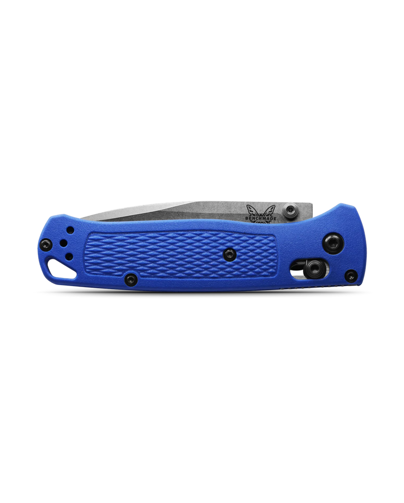 Benchmade Knives Bugout Blue Handle / Satin Blade
