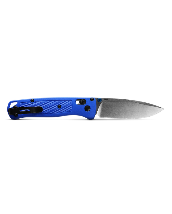 Benchmade Knives Bugout Blue Handle / Satin Blade