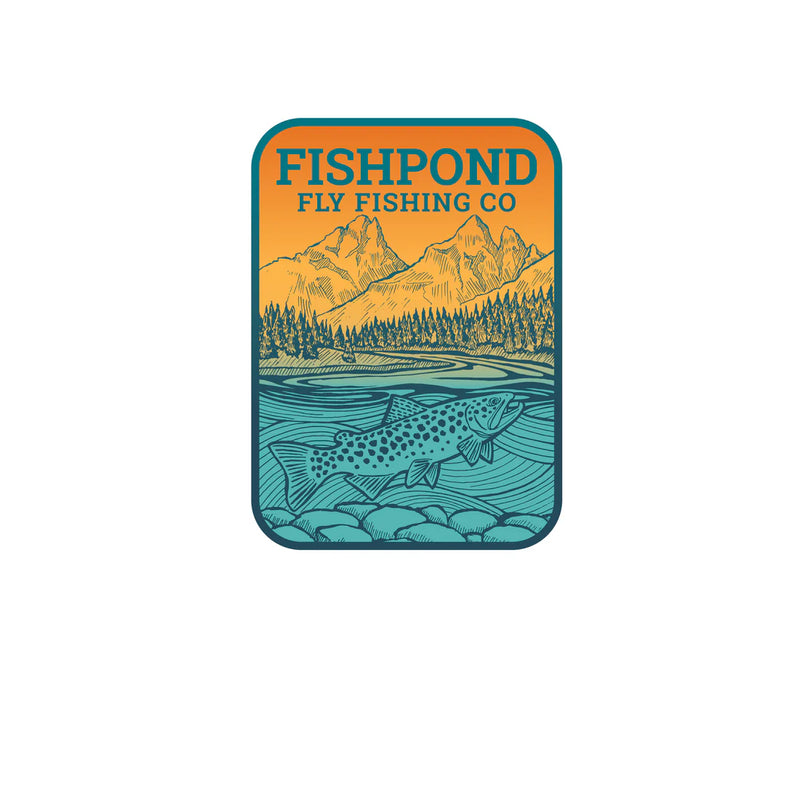 Fishpond Solitude Sticker - 5"