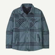 Patagonia Men's Lightweight Insulated Fjord Flannel Shirt Sale Plume Grey