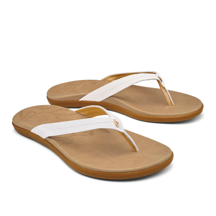 Olukai Women's Honu Leather Beach Sandal