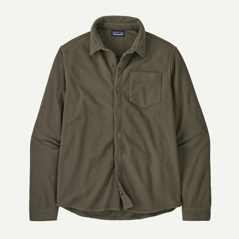 Patagonia Men's Micro D Fleece Shirt Basin Green