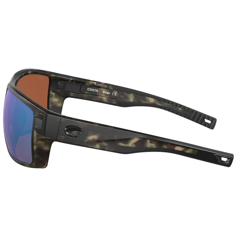 Costa Diego Sunglasses - Wetlands w/ Green Mirror 580G Lens