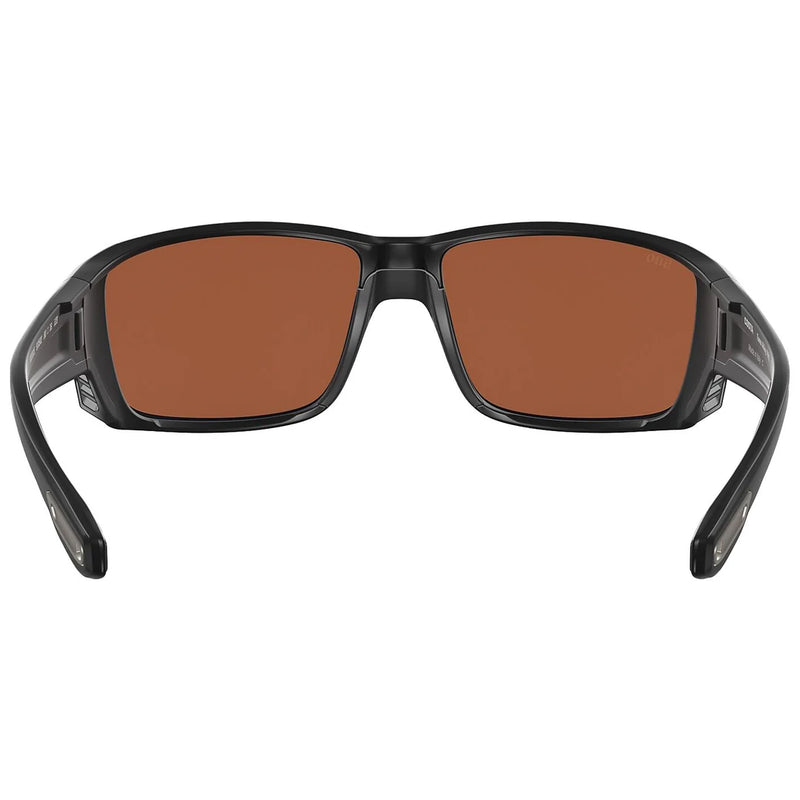 Costa Tuna Alley Pro Sunglasses - Matte Black w/ Green Mirror 580G Lens