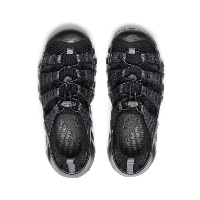 Keen Men's Hyperport H2 Sandal Black Steel Grey