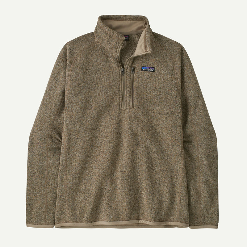 Patagonia Better Sweater 1/4 Zip Sale Seabird Grey