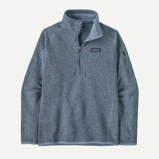 Patagonia Women's Better Sweater 1/4 Zip Sale Barnacle Blue