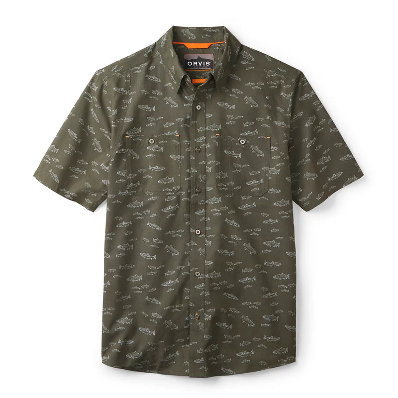 Orvis Tech Chambray Short Sleeve Work Shirt