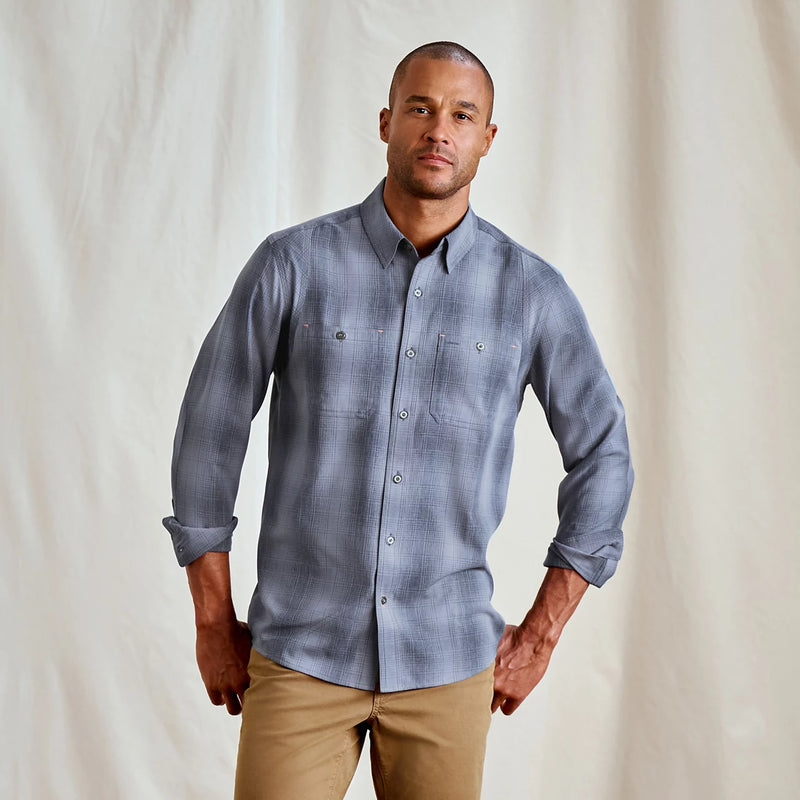 Orvis Men's Tech Chambray Long Sleeve Work Shirt