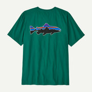 Patagonia Men's Fitz Roy Trout T Shirt Gem Green