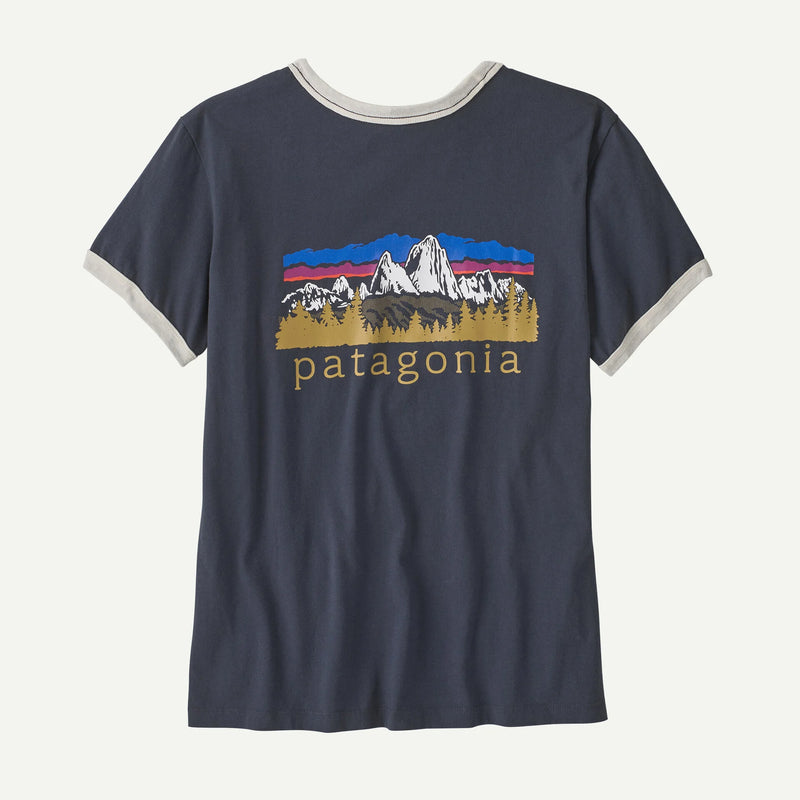Patagonia Women's Fitz Roy Foothills Ringer Tee