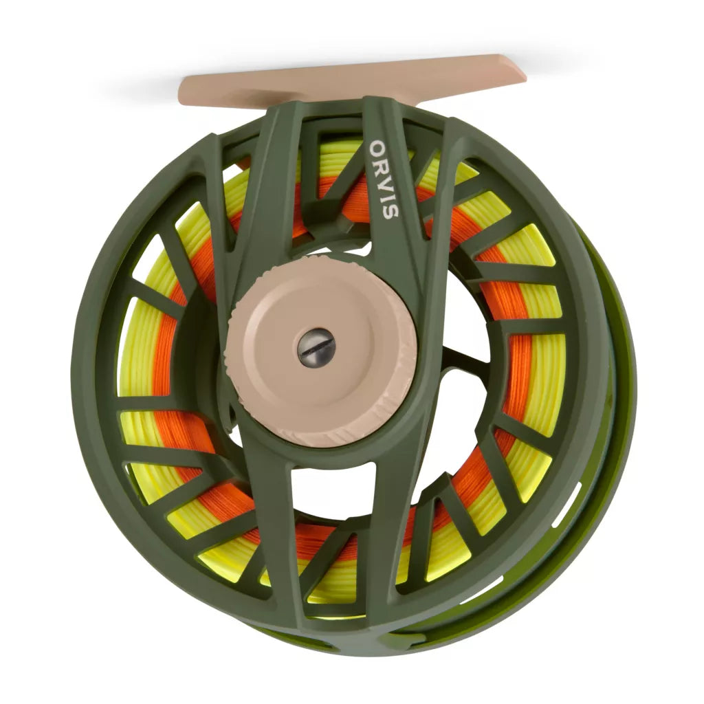 2019 orvis clearwater ii large arbor fly reel Charcoal / CarbonPearl Penn Special Senator 4/0 Lures Color:Rainbow The die