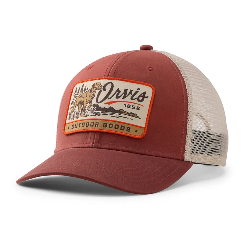 Orvis Pointer Waxed Cotton Trucker Hat