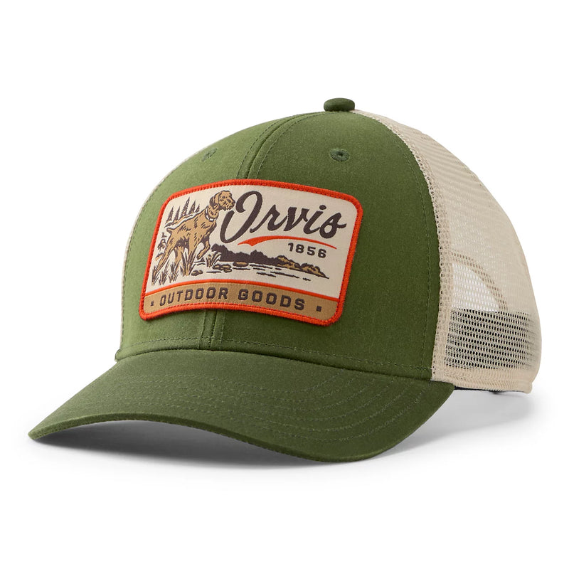Orvis Pointer Waxed Cotton Trucker Hat