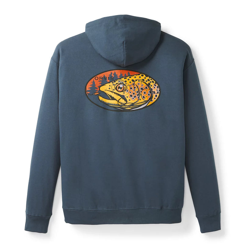 Orvis Men's Brown Trout Hoodie