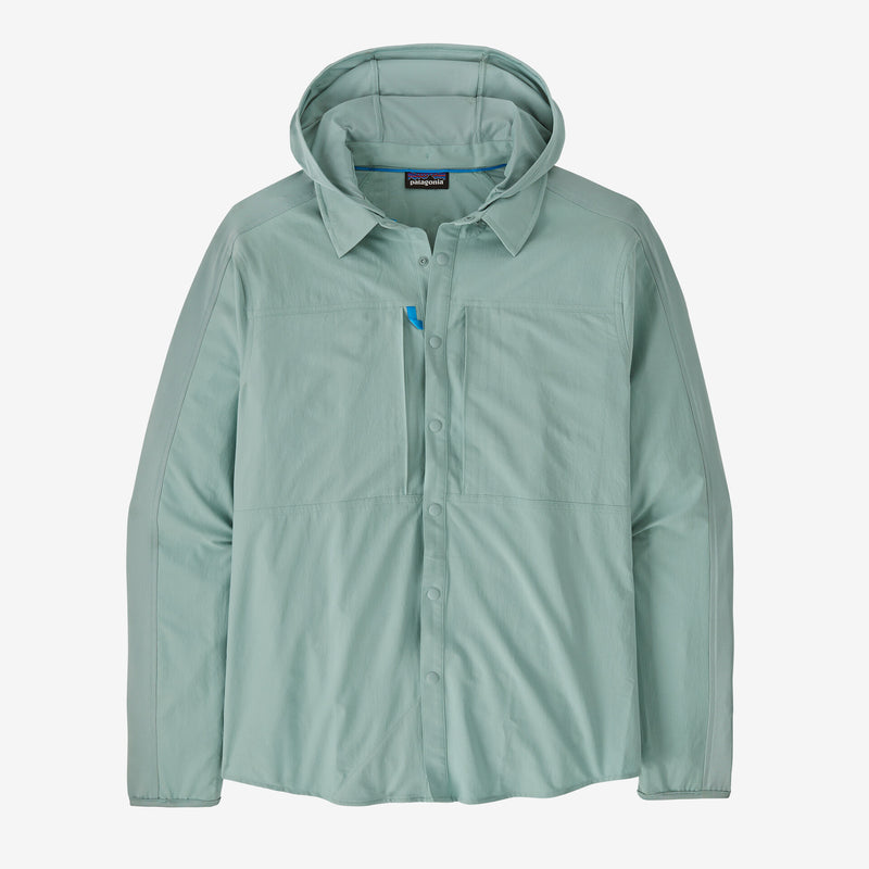 Patagonia Men's River Rambler Hybrid Sun Hoody Thermal Blue