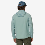 Patagonia Men's River Rambler Hybrid Sun Hoody Thermal Blue
