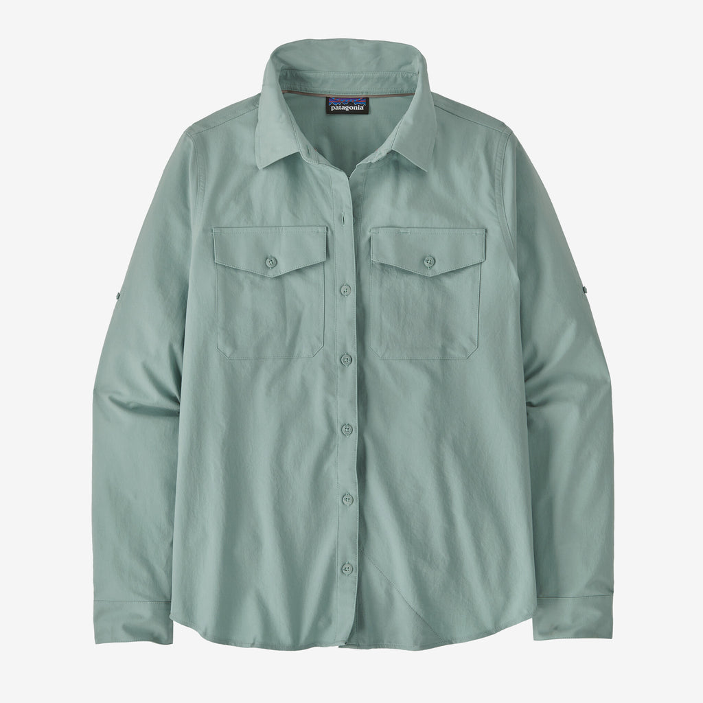 Patagonia Women's Long Sleeve Self Guided Sun Shirt Little Forks Outfitters Patagonia Women's Long Sleeve Self Guided Sun Shirt Little Forks Outfitters