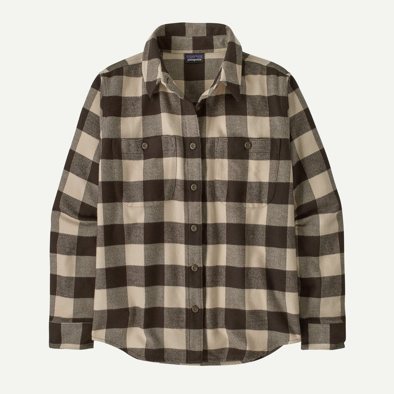 Patagonia Women's Fjord Flannel Sale Buffalo Otter Check