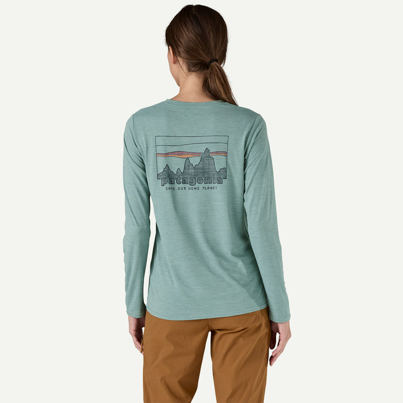 Patagonia Women's Long Sleeve Cap Cool Daily Graphic Shirt Sale