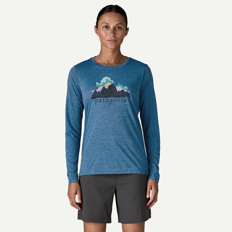 Patagonia Women's L/S Cap Cool Daily Shirt - Fitz Roy Nimbus