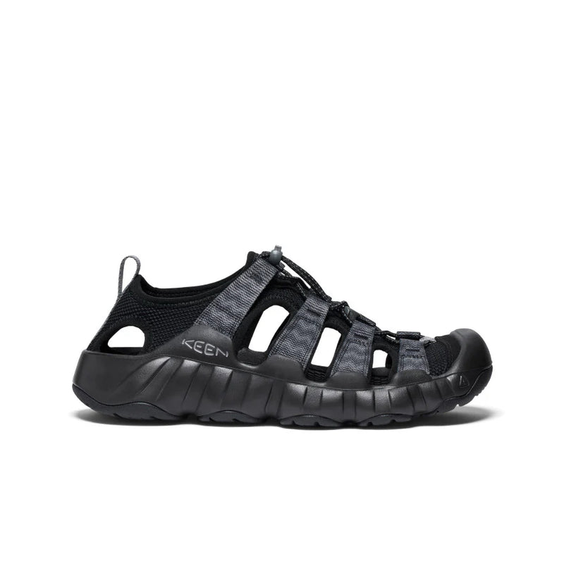 Keen Men's Hyperport H2 Sandal Black Steel Grey