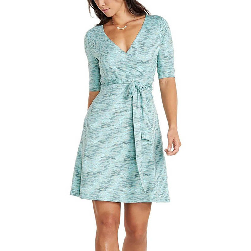 Toad & Co Women's Cue Wrap Cafe Dress
