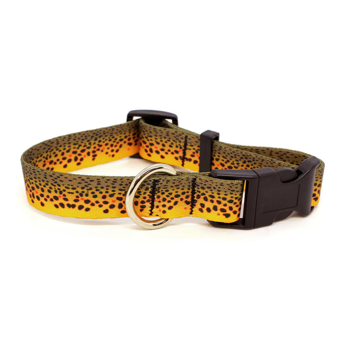 Rep Your Water Trout Skin Dog Collars