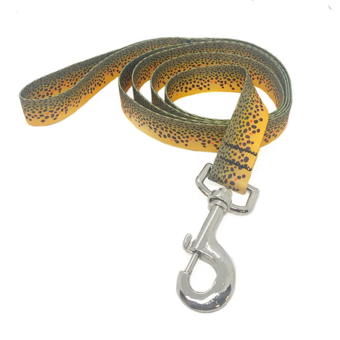 Rep Your Water Trout Skin Dog Leash