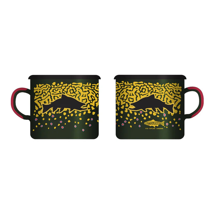 Rep Your Water Brookie Flank Camp Mug