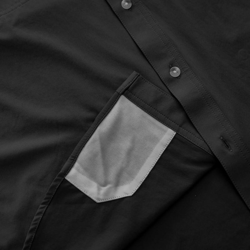 Poncho Men's The Original Long Sleeve Shirt The Black Smoke