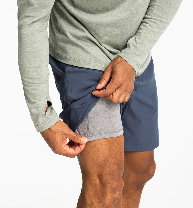 Free Fly Men's Lined Active Breeze Short - 7" Sale