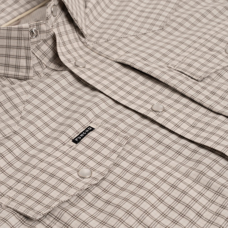 Poncho Men's Western Short Sleeve Shirt The Childress