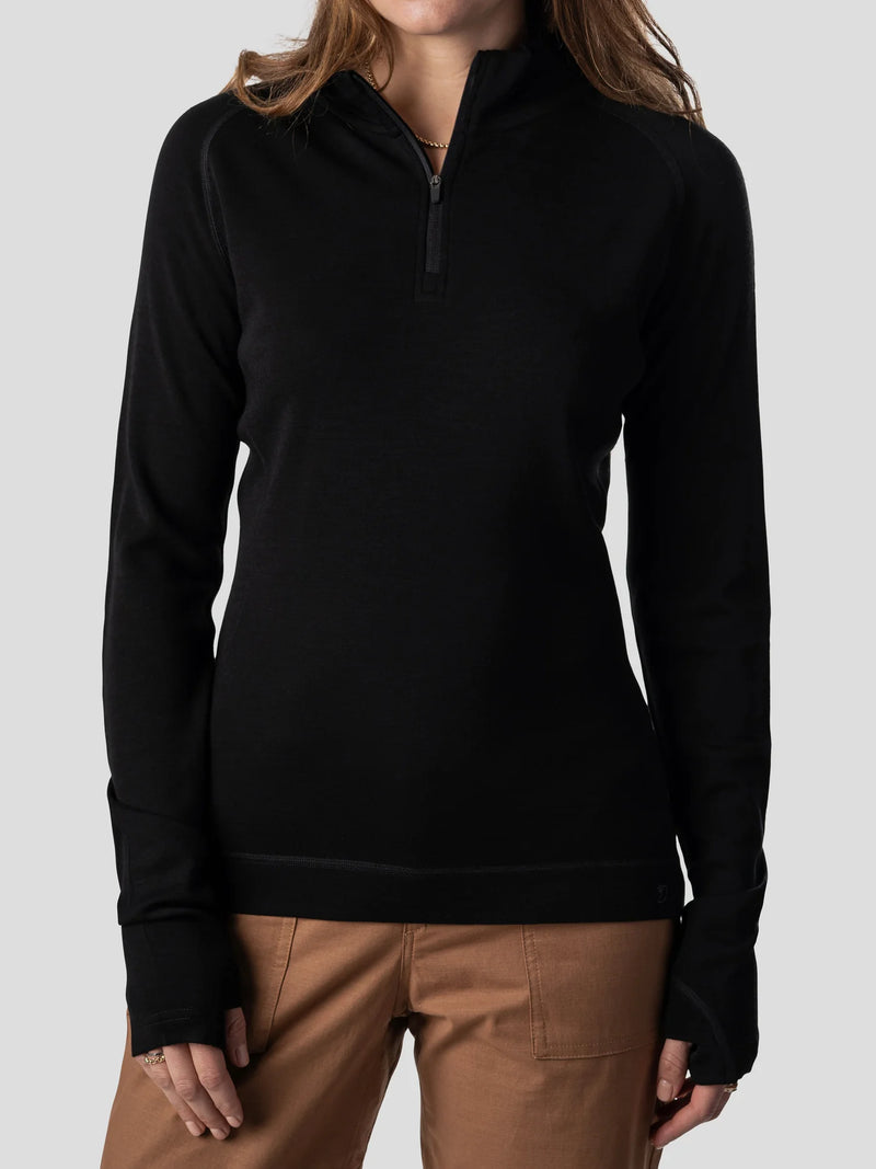 Duck Camp Women's Merino Baselayer 1/4 Zip