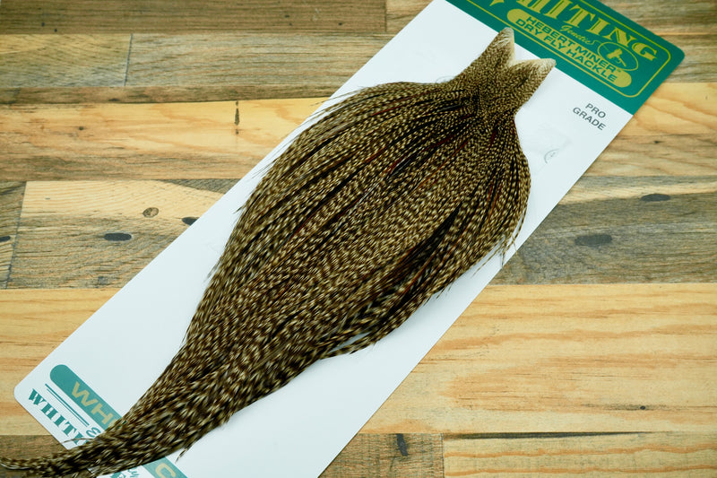 Whiting Hebert Pro Grade Dun Grizzly Cape #0145