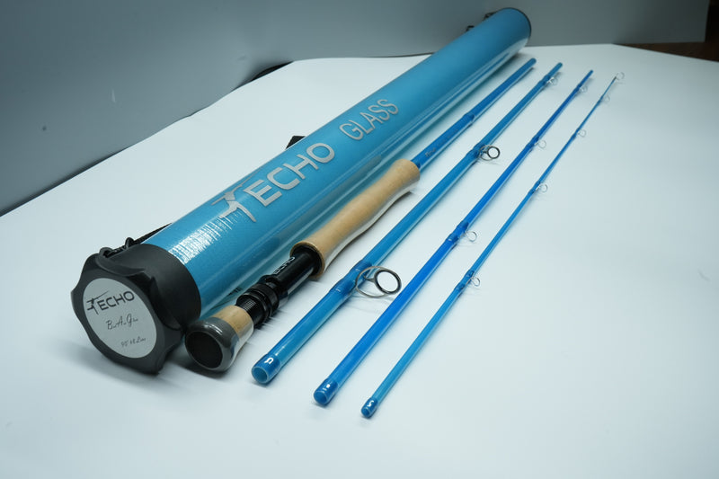 Used Echo Fly Fishing Bad Ass Glass 9' 8wt Fly Rod