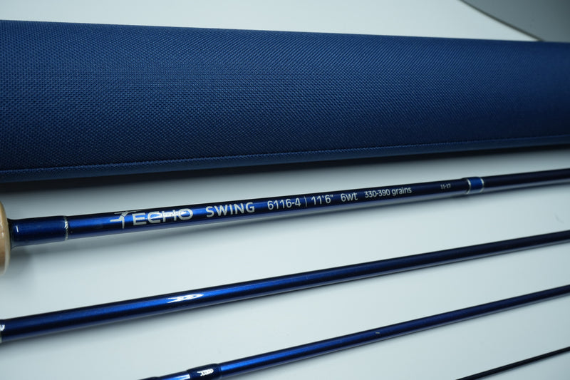 Used Echo Fly Fishing Swing 11'6" 6wt Switch/Spey Fly Rod