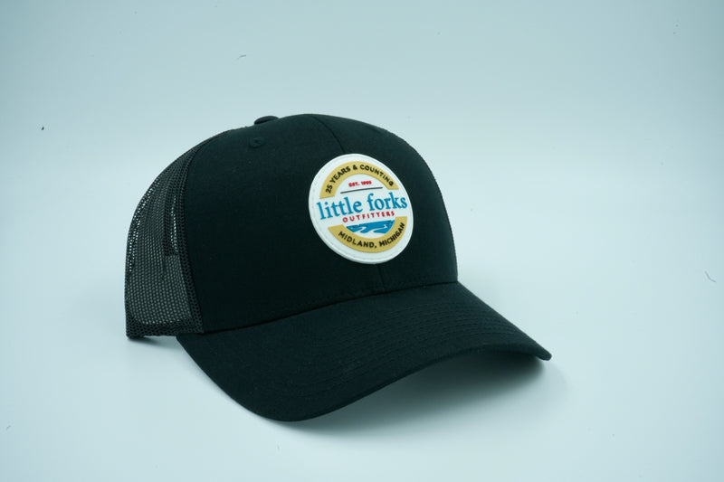 LFO Trucker Hat Black Rubber Patch