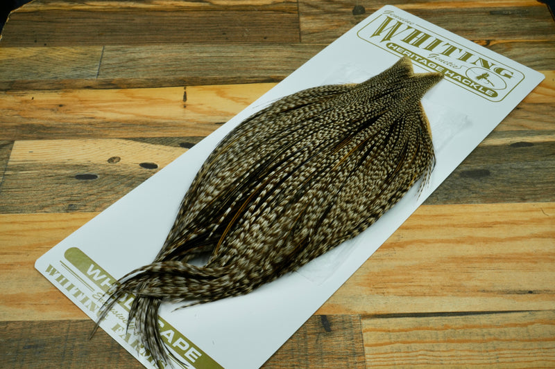 Whiting Heritage Grade 2 Dun Grizzly Cape #0050