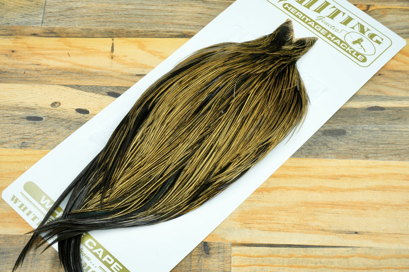 Whiting Heritage Grade 1 Speckled Badger Cape #0079