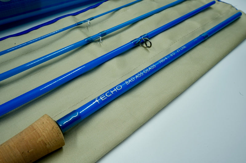 Used Echo Bad Ass Glass 8' 7wt 4pc Fly Rod